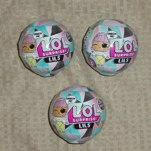 3 LOL Surprise "LILS" Winter Disco Series New
